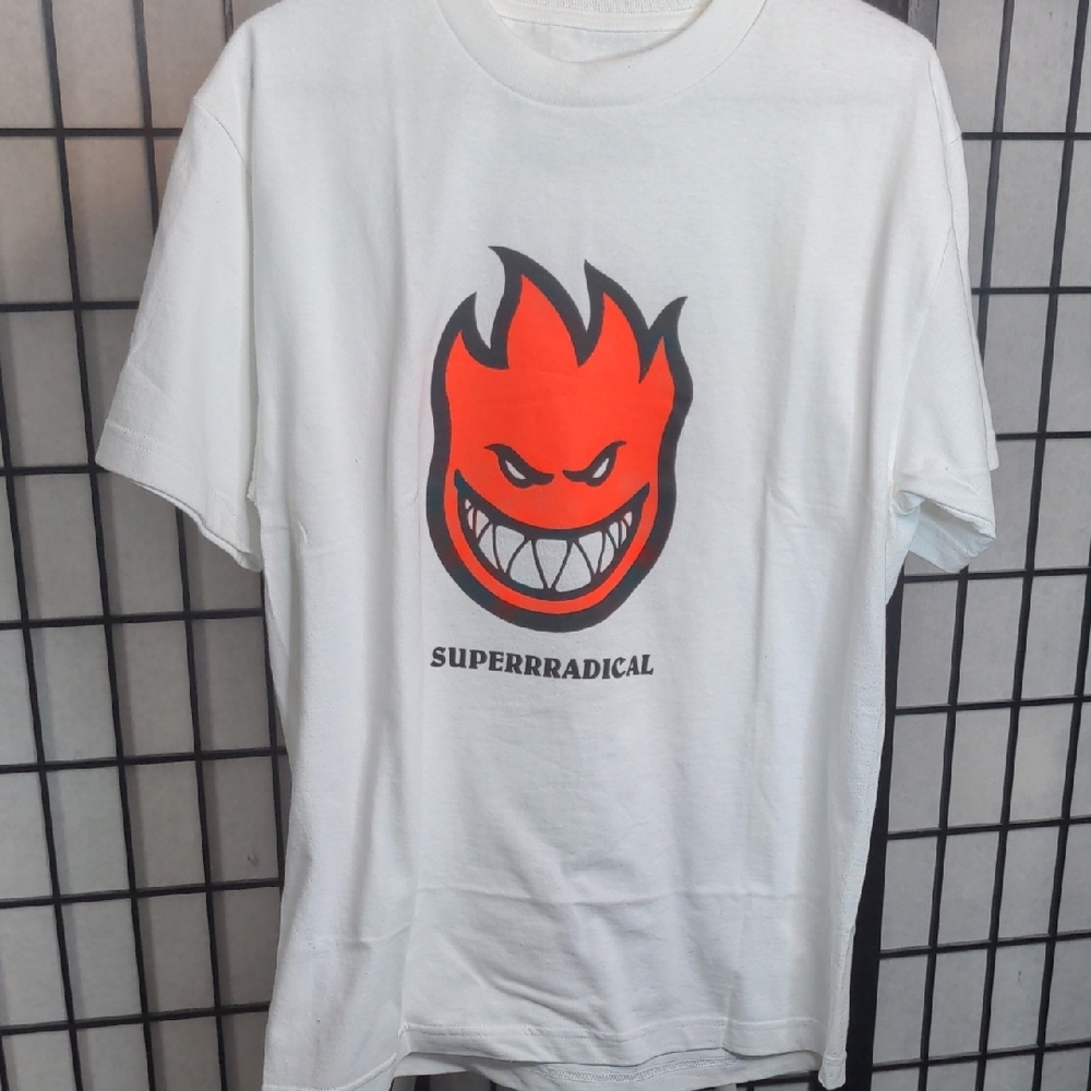 SUPERRRADICAL White Fireball T-Shirt
